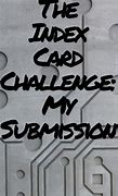 Image result for Index Card Book Challenge