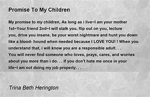 Image result for Promise Poem to My Middle Child