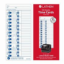 Image result for Lathem Time Clock Cardless