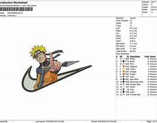 Image result for Naruto Embroidery Design