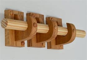 Image result for Wooden Curtain Rod Hooks