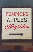 Image result for Fall Apples Harvest Sign