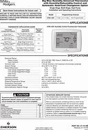 Image result for Emerson Thermostat Instruction Manual