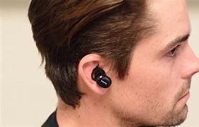 Image result for Person Wearing Earbuds with Ear Hooks