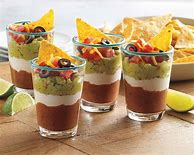 Image result for Mini Appetizers in Shot Glasses