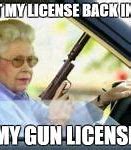 Image result for Girl with a Gun Meme
