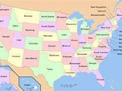 Image result for Clear Map of USA