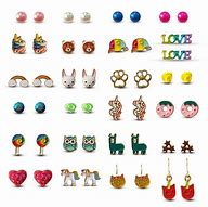 Image result for Unicorn Clip On Earrings for Kids