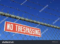 Image result for Hanging Chain No Trespassing Signs