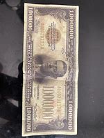 Image result for One Million Dollar Gold Certificate