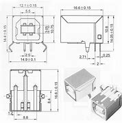 Image result for USB Female Dimensions