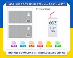 Image result for Printables Juice Box