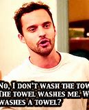 Image result for Clean Towels New Girl Nick