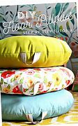 Image result for DIY Floor Pillows for Seating