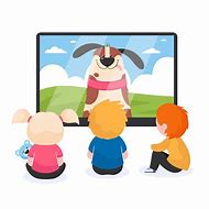 Image result for Kids Watching TV ClipArt