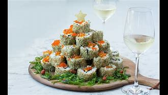 Image result for Sushi Christmas Tree Graphic