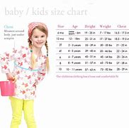 Image result for Little Girl Size Chart