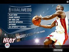Image result for NBA Live 06 Menu