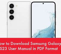 Image result for Samsung Galaxy S23 Manual