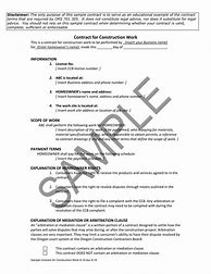 Image result for Contract Sections