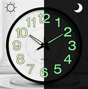 Image result for Glow in the Dark Wall Clock