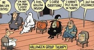 Image result for Halloween Support Group Meme