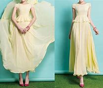 Image result for Yellow Maxi Dress