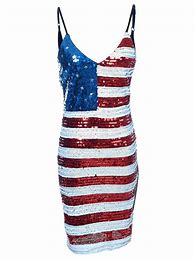 Image result for American Flag Sequen Dress