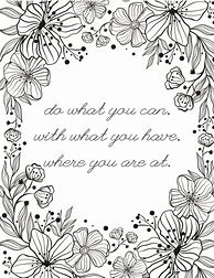 Image result for Printable Coloring Sheet with Quotes