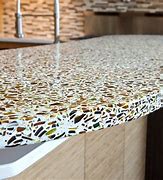 Image result for Glass Concrete Countertop
