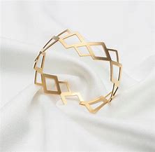 Image result for Geometric Gold Bracelet