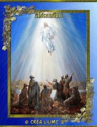 Image result for Jesus Ascending Image