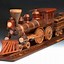 Image result for Real Wooden Trains