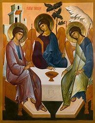 Image result for Holy Trinity Orthodox Icon