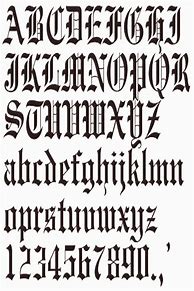 Image result for Tattoo Alphabet Styles
