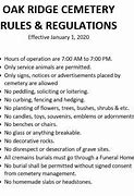 Image result for Cemetery Rules and Regulations