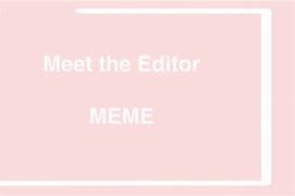 Image result for Meet the Editor Meme