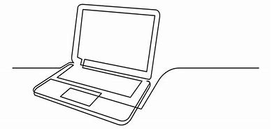 Image result for Line Drawing of a Computer