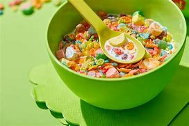 Image result for Fruity Pebbles with Marshmallow Cereal Bowl