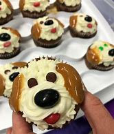 Image result for Easy Dog Theme Cupcake