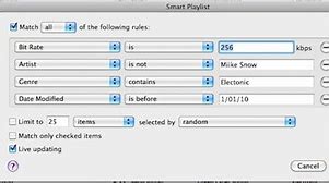 Image result for Smart Playlist iTunes