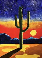 Image result for Arizona Desert Sunset Drawing