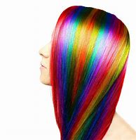 Image result for rainbow hair