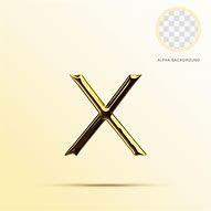 Image result for Letter X Black and Gold
