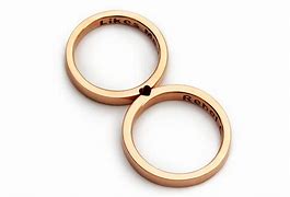 Image result for Rose Gold Couple Rings