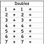 Image result for Doubles Worksheets for First Grade