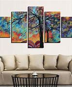 Image result for 5 Panel Canvas Wall Art Abstract