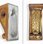 Image result for Decorative Wood Curtain Rod Holders