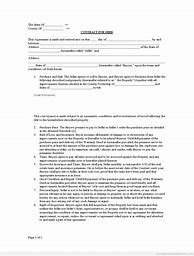 Image result for Contract for Deed Sample Form