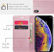 Image result for iPhone X Leather Case Pink
